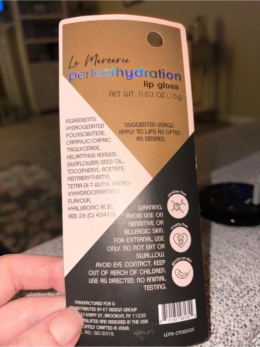 Le Mercerie Perfect Hydration Lip Gloss - Nude Pink